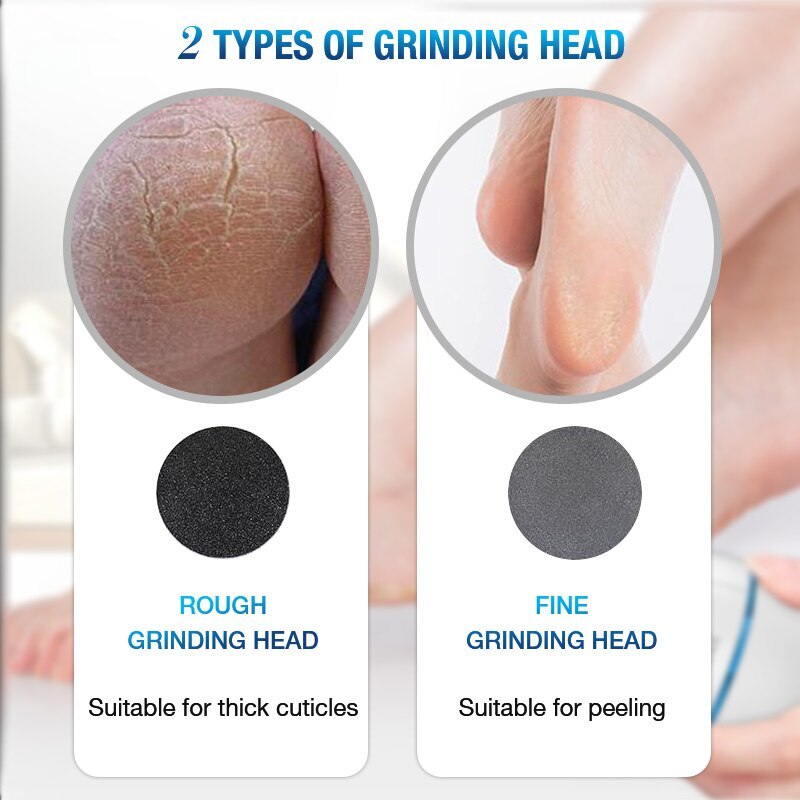 Electric Vacuum Foot Grinder File Machine Exfoliate Dead Skin Callus Remover Hee