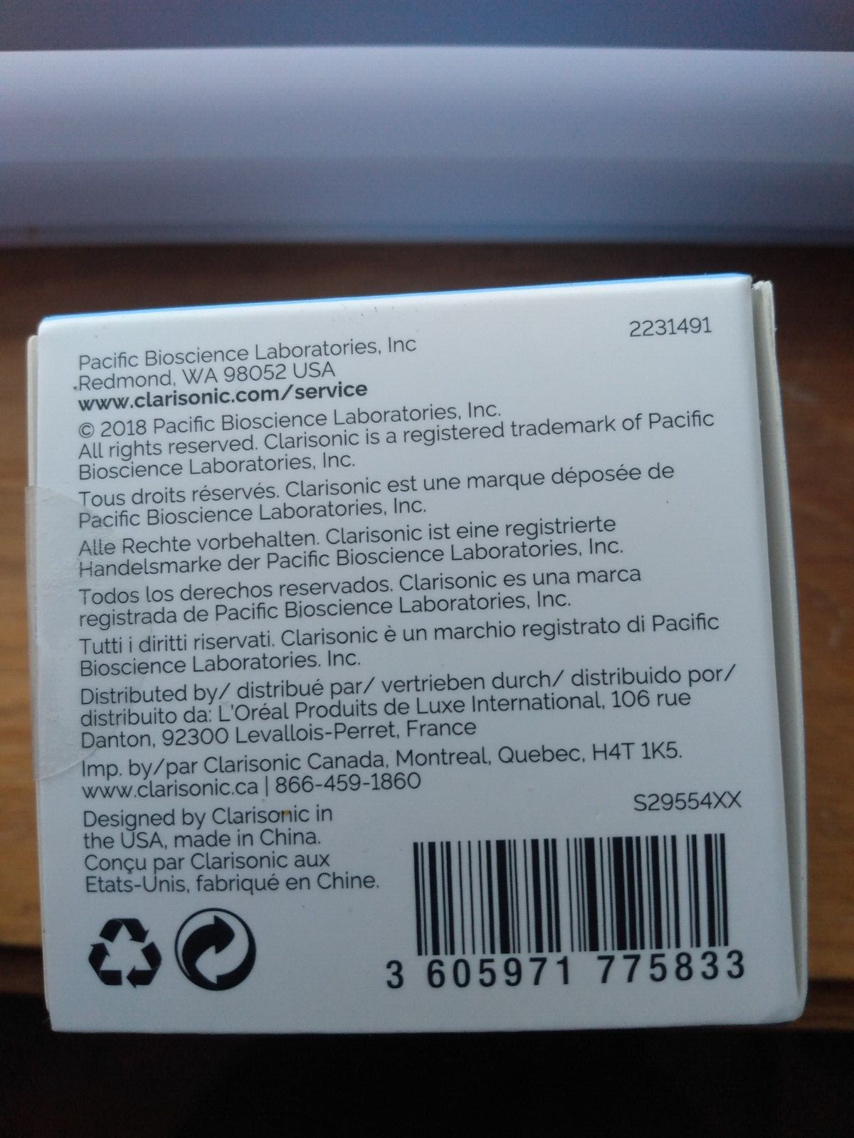 Clarisonic Sensitive Skin Facial Cleansing Brush Head Attachment (2 Pack) Sealed