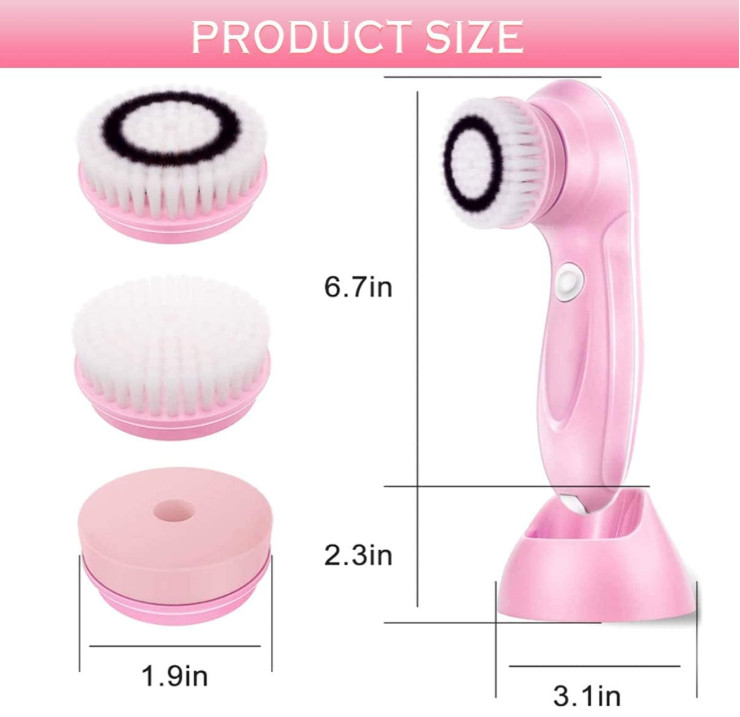 Original LUX SKIN – Electric Facial Cleansing Brush, Waterproof, Rechargable