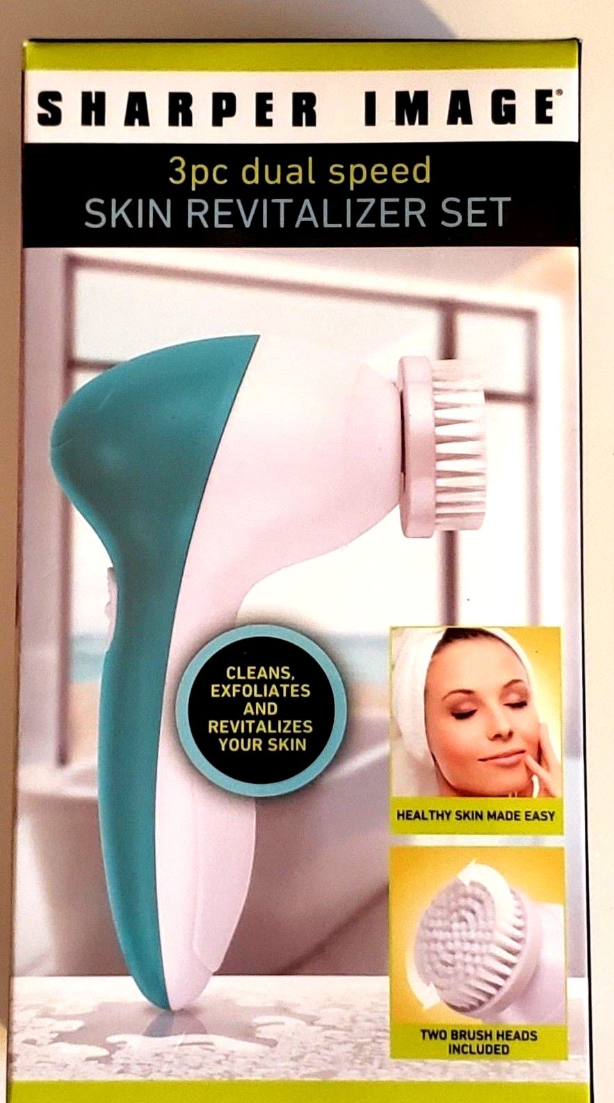 SHARPER IMAGE 3pc Dual Speed SKIN REVITALIZER SET – New in Box