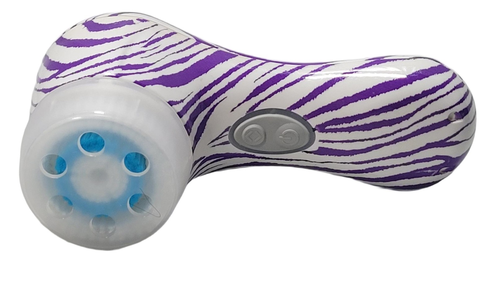 Clarisoni Mia 2 Sonic Facial Skin Cleansing Brush Purple Zebra Animal Print