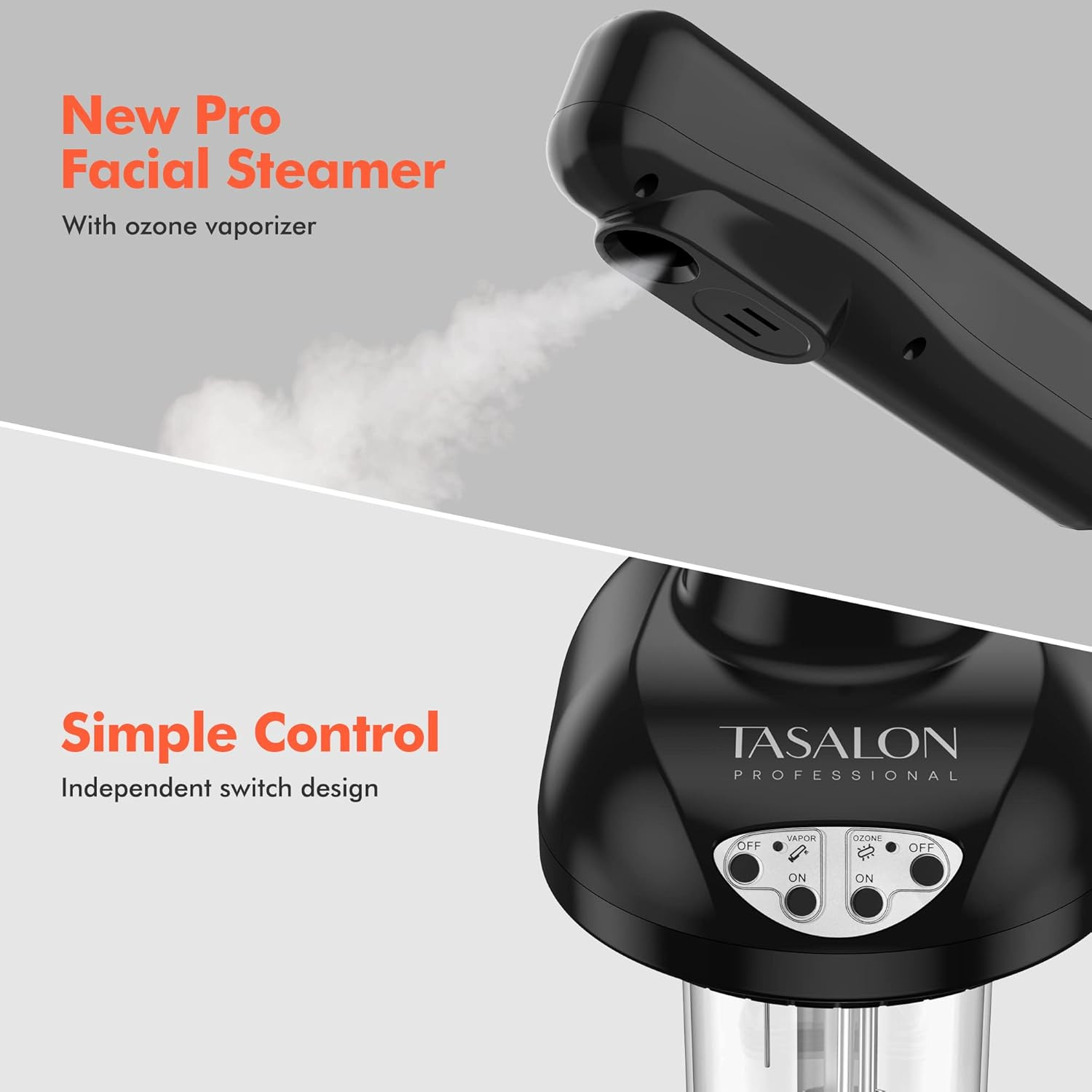 Facial Steamer on Wheels – Face Steamer for Professional Skin Rejuvenation, Faci
