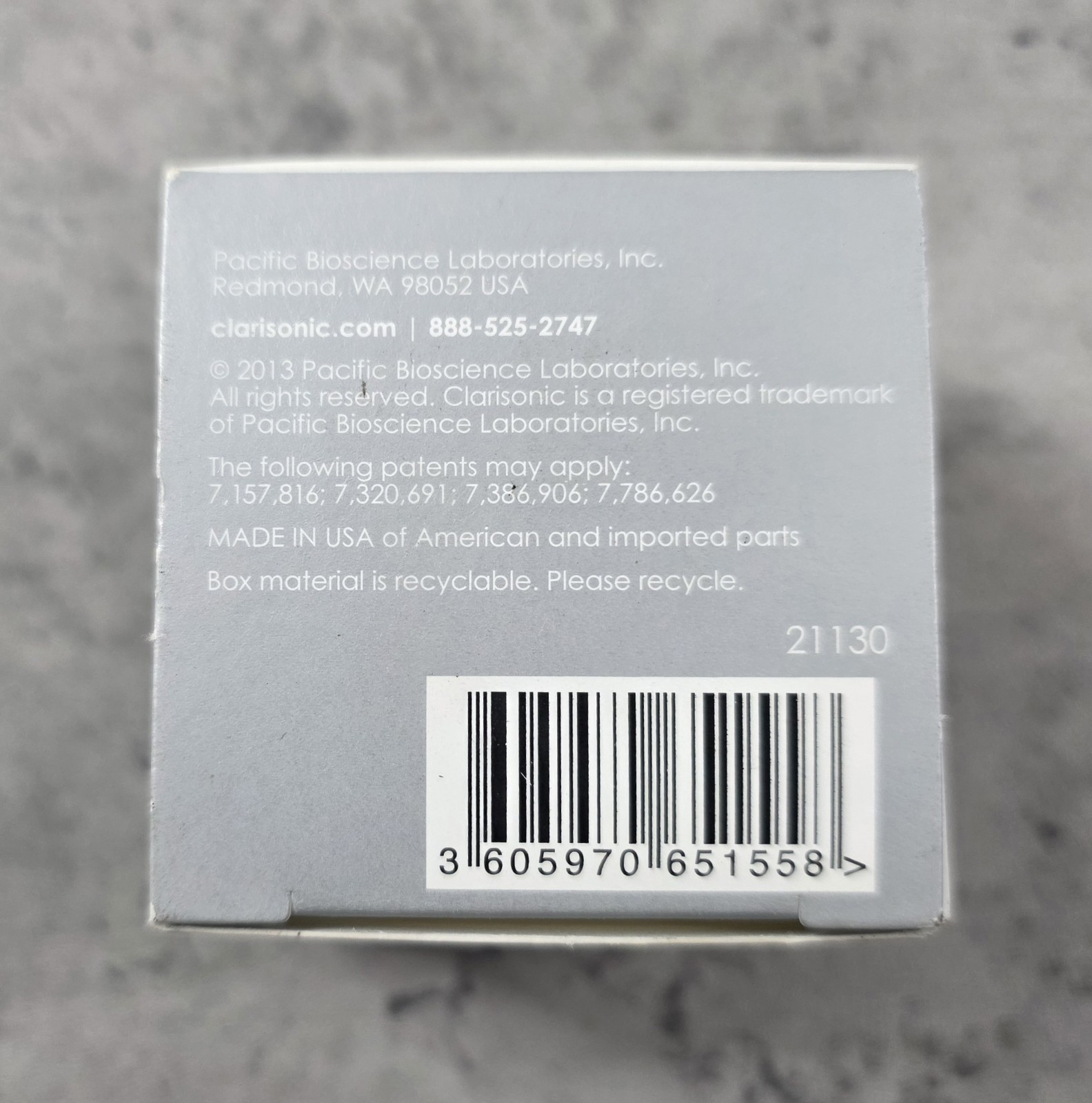 Clarisonic Luxe Cashmere Cleanse Brush Head Replacement NIB