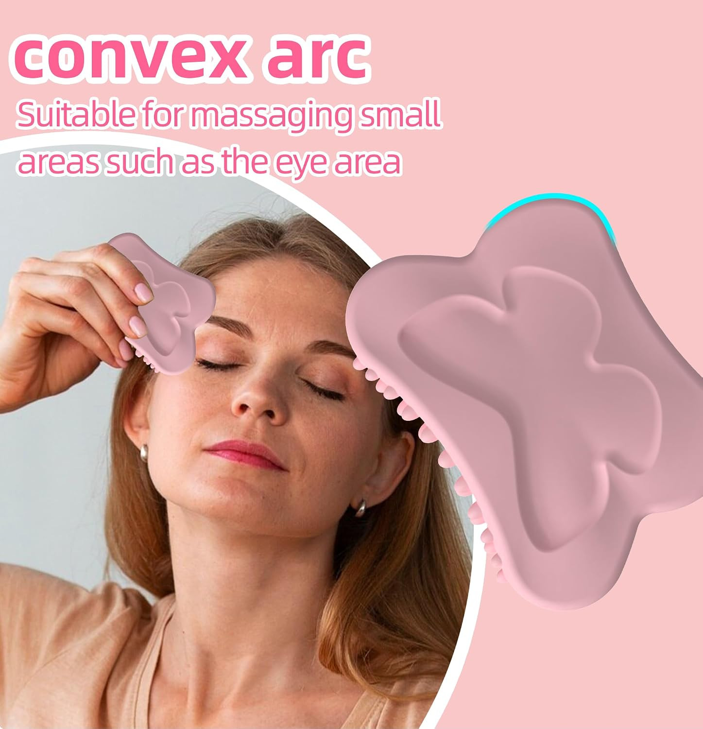 Lymphatic Contour Face Brush【Anti-Puffiness】【Lift】【Massage】 Silicone Lymphati…