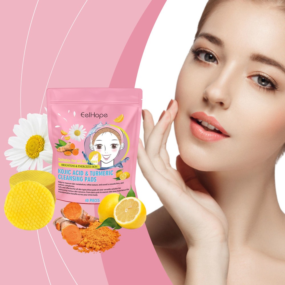 turmeric cleansing pad ntly cleanses facial skin moisturizing