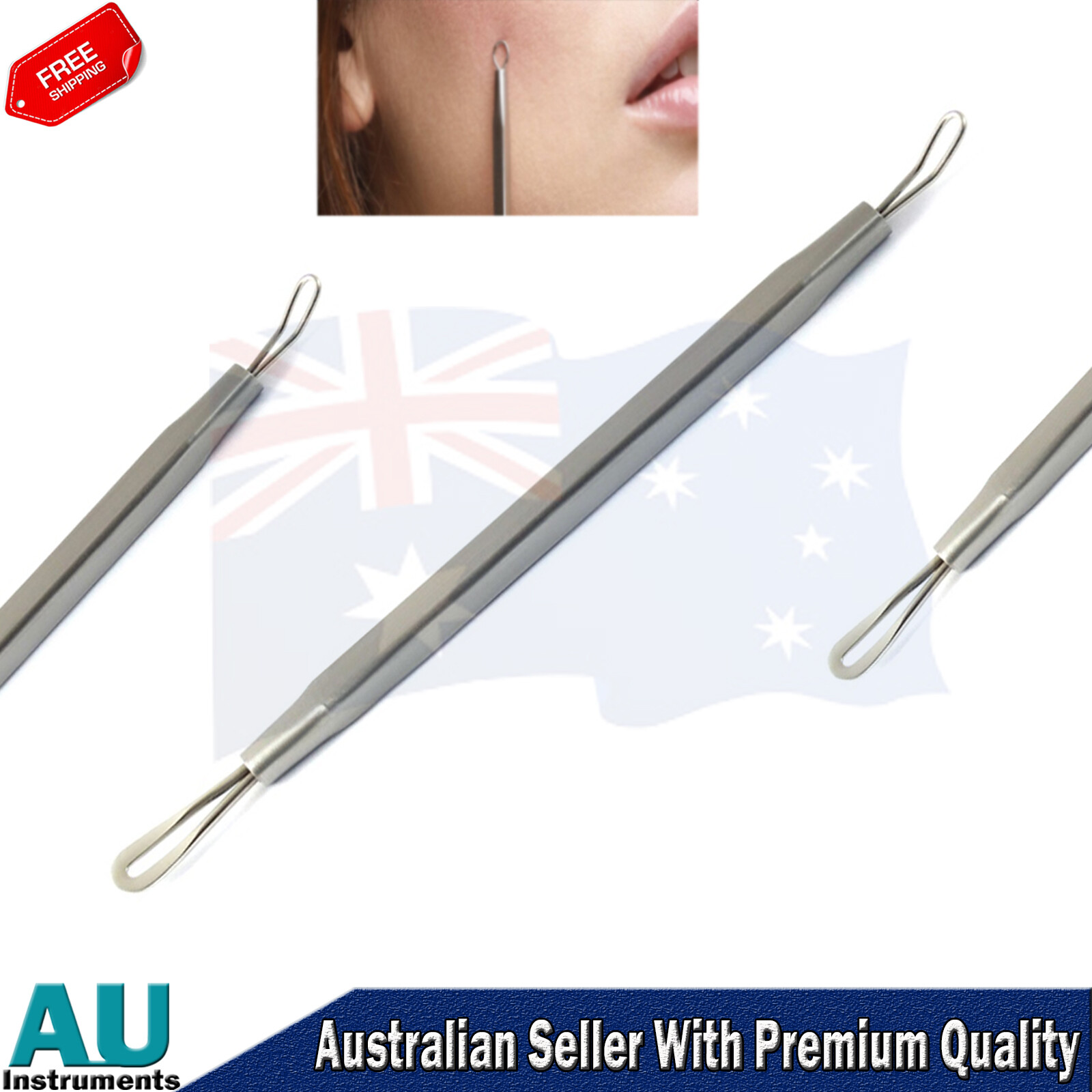 Professional Blackhead Comedone Extractor Pimple Blemish Acne Removers 7pcs kit