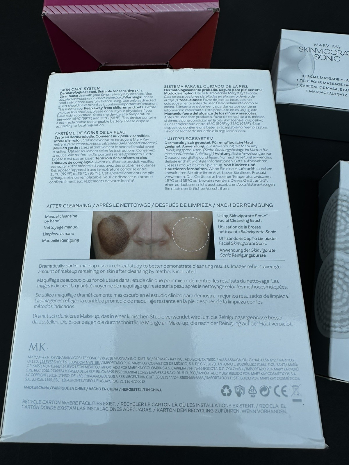 Mary Kay Skinvigorate Sonic Skin Care System Plus Three Extras!