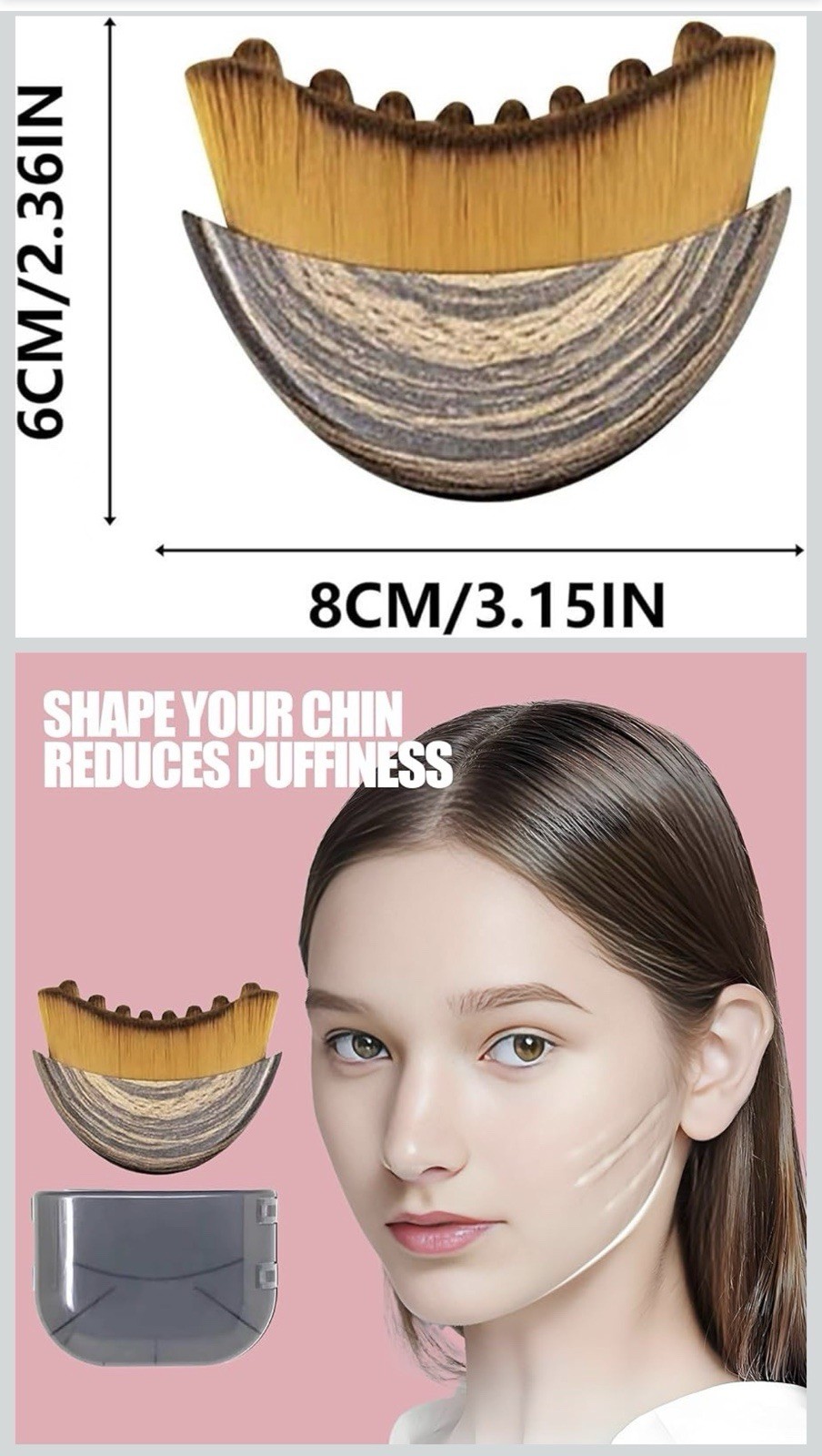 New Lymphatic Contour Face Brush, Lymphatic Drainage Massager by Glowiex