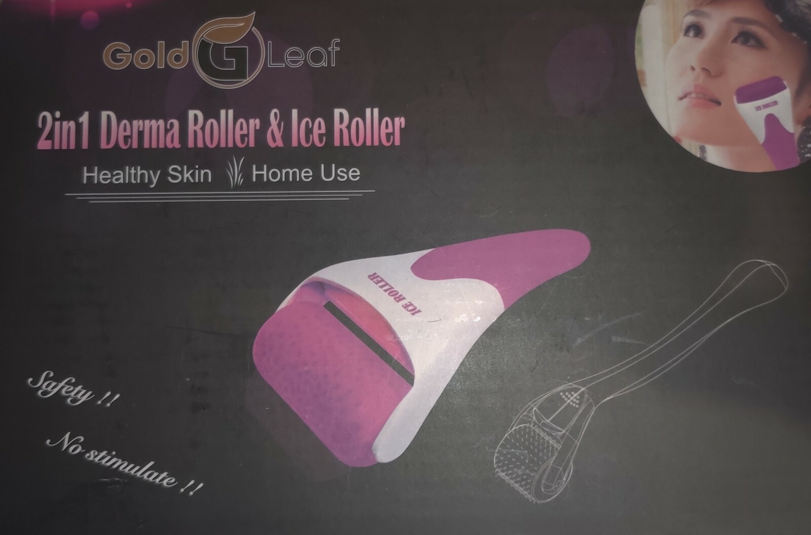 2 In 1 Derma Roller & Ice Roller 50% less than retail