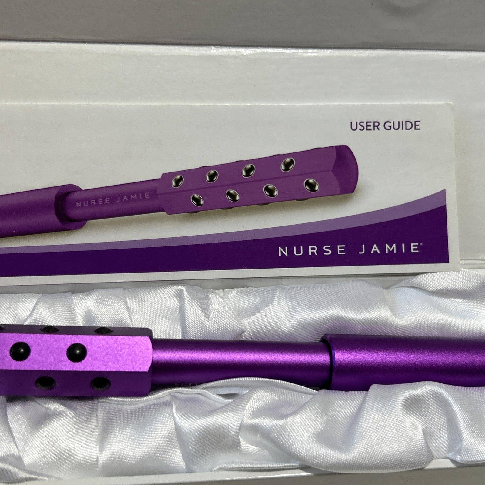 Nurse Jamie Uplift Massaging Beauty Roller “Purple” Uplift Tool 7-1/2” Aluminum