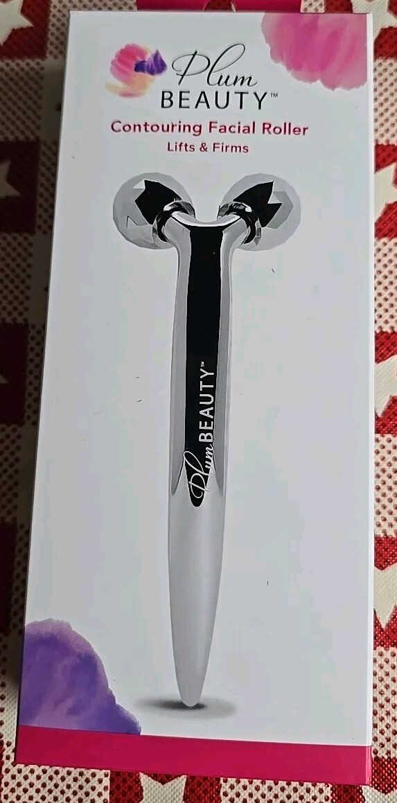 Plum BEAUTY Contouring Facial Roller Lifts & Firms Reduces Puffiness Skin Care