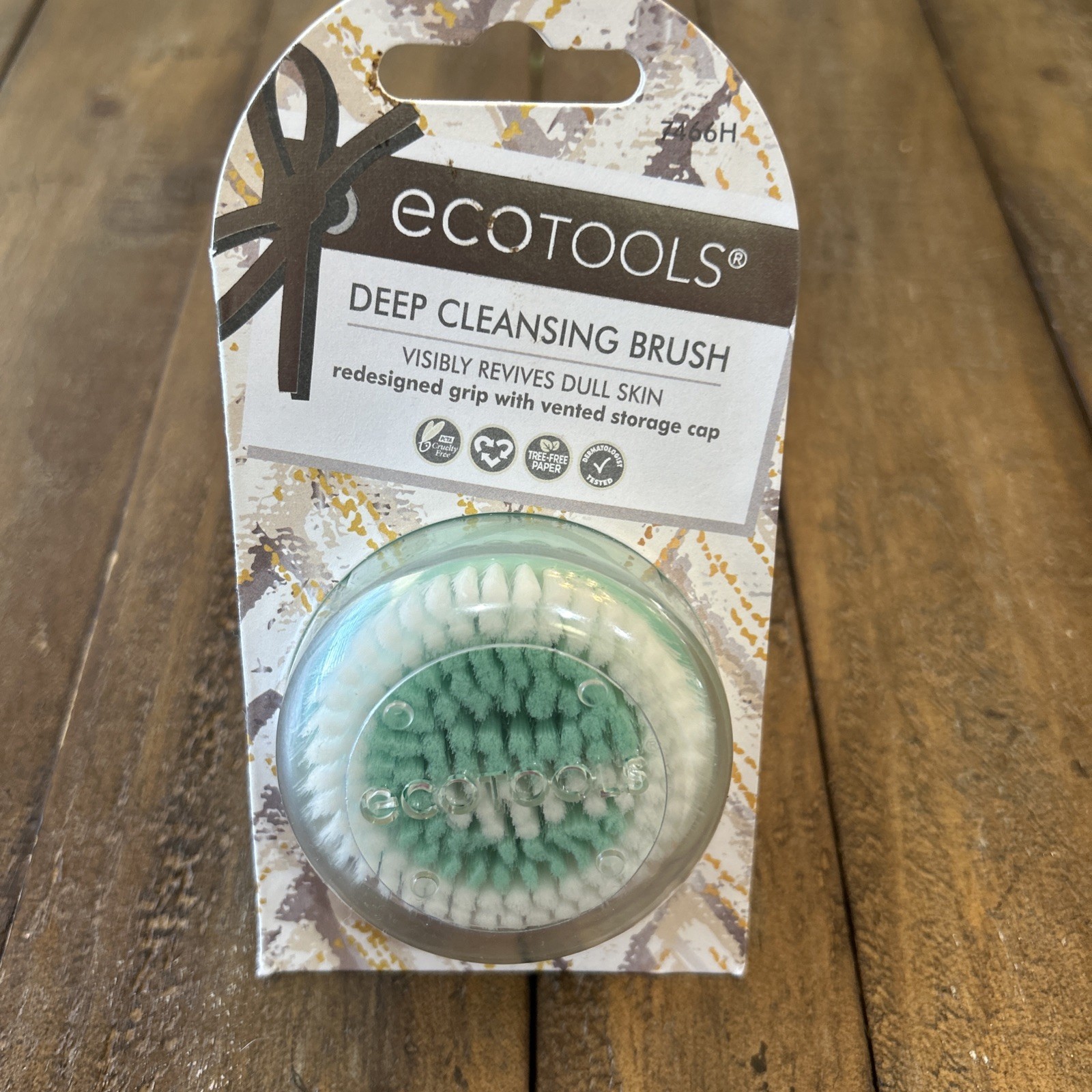 Ecotools Deep Cleansing Facial Brush Cleansing + Smoothing, 1 Brush, New (C-48)
