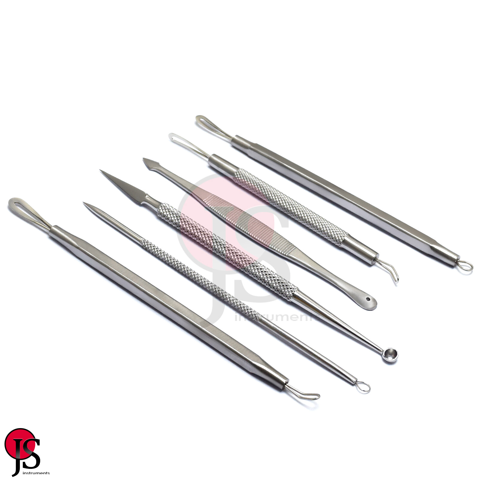 Blackhead Whitehead Pimple Spot Comedone Acne Extractor Remover Popper Tool Kit