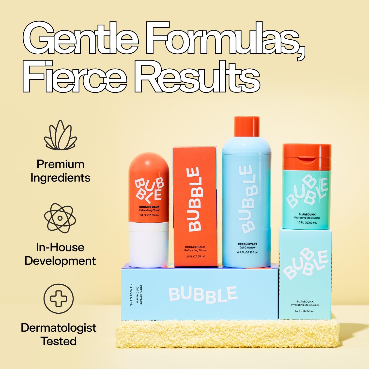 Bubble Skincare Soft Launch Cream Cleanser – Hydrating 1.7 Fl Oz (Pack of 1)