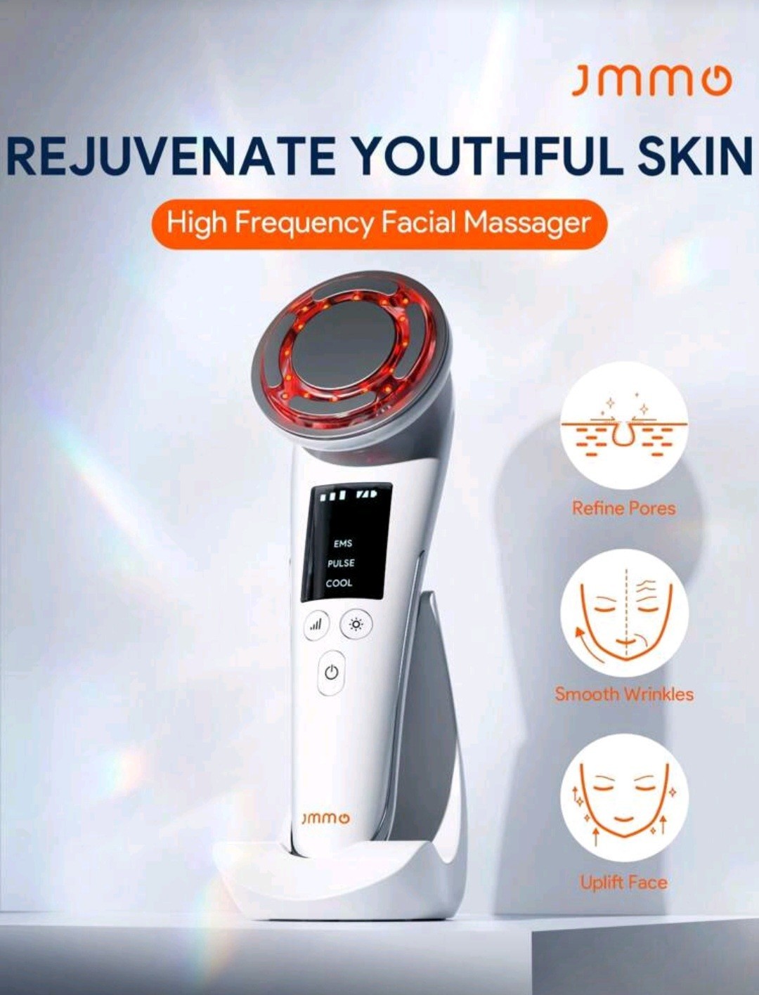 Portable High Frequency LZ-006A Facial Machine Skin Spot Remover 4 Attachments