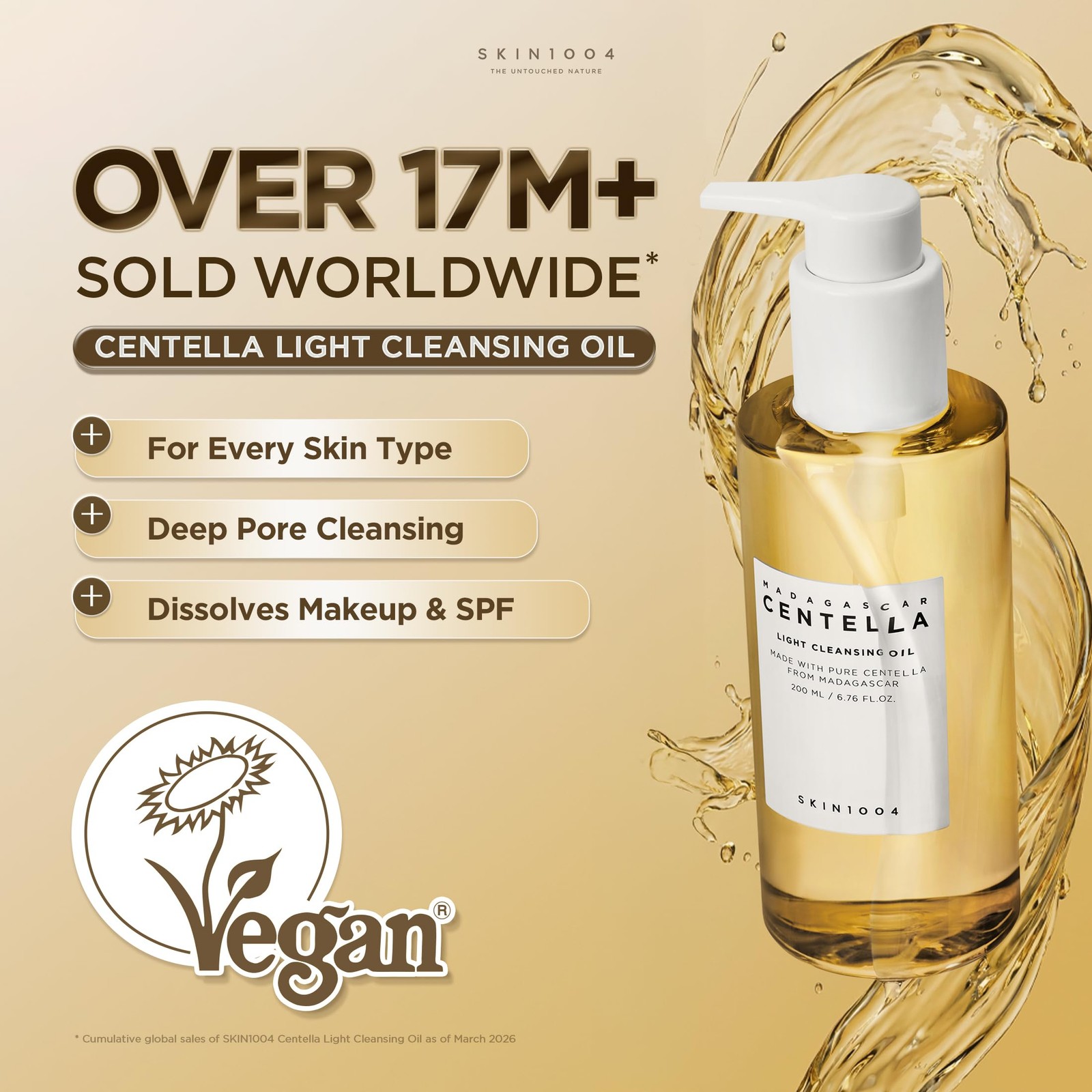 SKIN1004 Madagascar Centella Light Cleansing 6.76 Ounce (Pack of 1), Clear