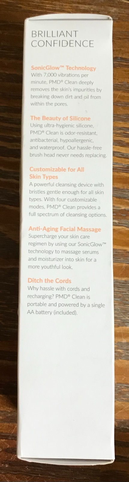 PMD Clean Smart Facial Cleansing Device Warmth Peach NEW