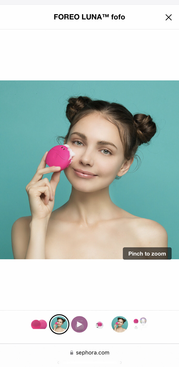 New FOREO Luna Fofo Facial Cleansing Brush Smart Beauty Coach Mint