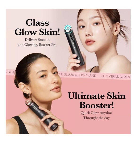 medicube Facial Booster Pro Booster Pro 4-Speed USB Skin Radiance Device Black