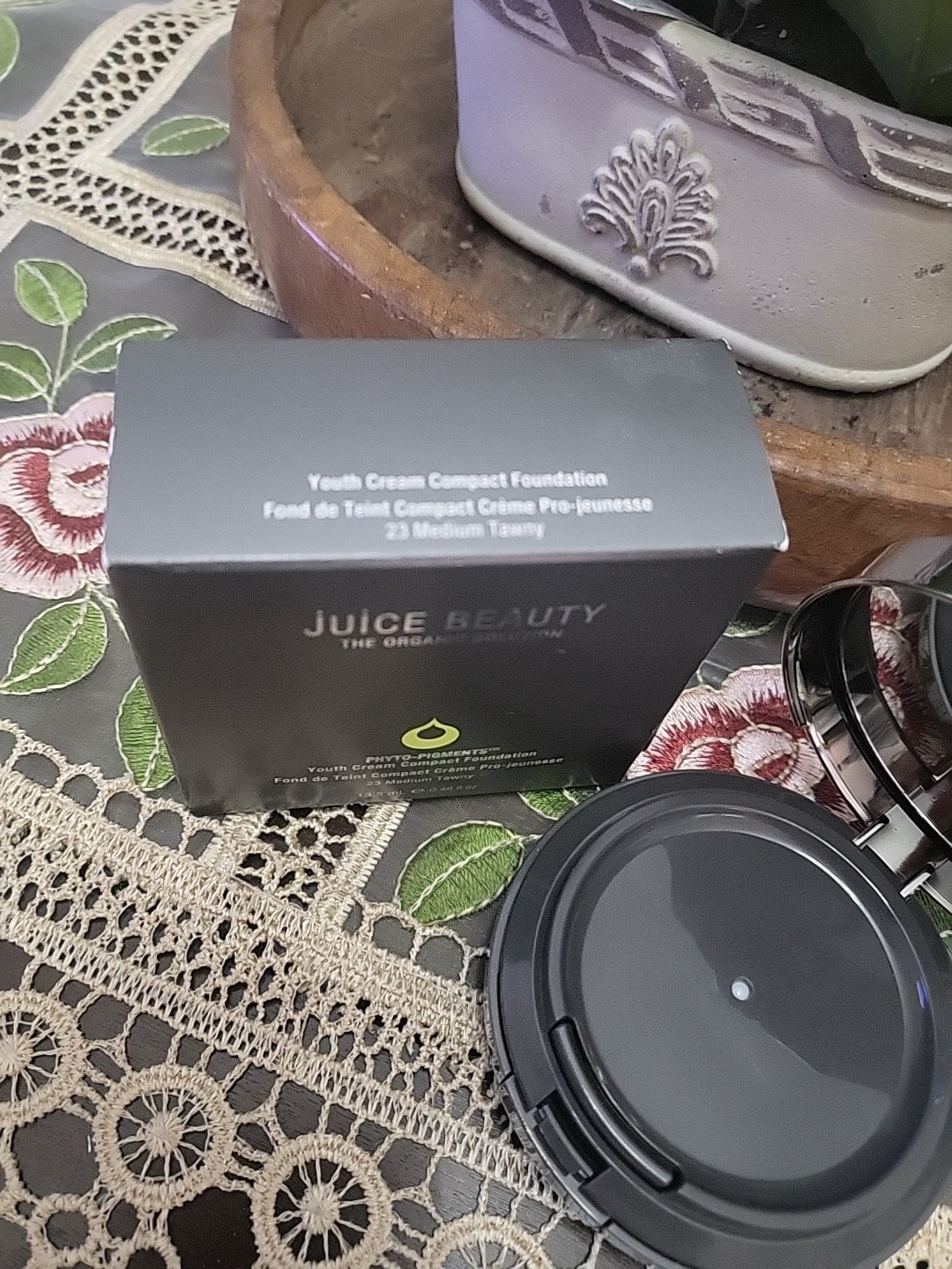 Juice Beauty Phyto-Pigments Youth Cream Compact Fnd(Medium Tawny) Sl.Dmg 0.46 Oz
