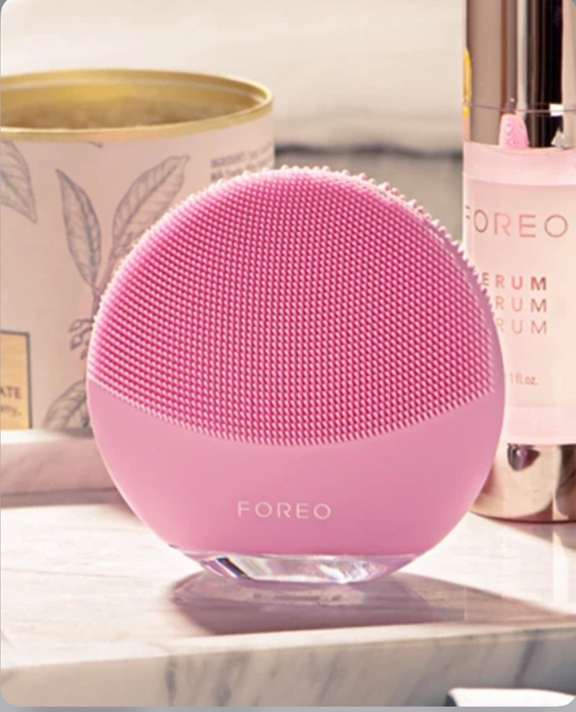 FOREO LUNA Mini 3 Face Cleanser – Pearl Pink