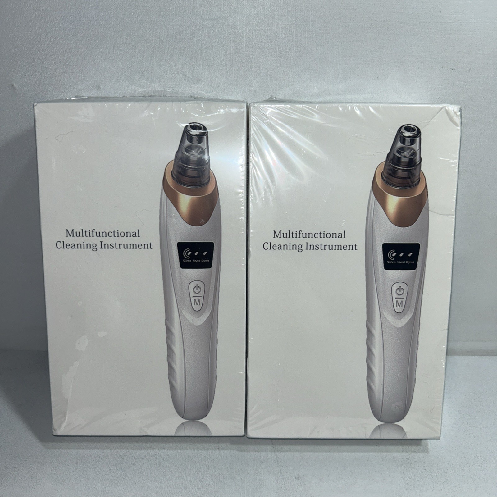 2 Sealed Multifunctional Cleaning Instrument For Skin Blackheads Acne Pore Clean