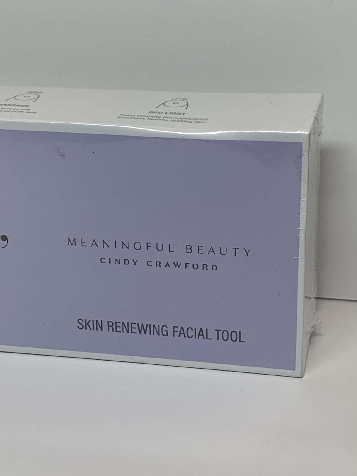 Meaningful Beauty Skin Renewing Facial Tool ~ Heat Massage, Red Light ~ Sealed