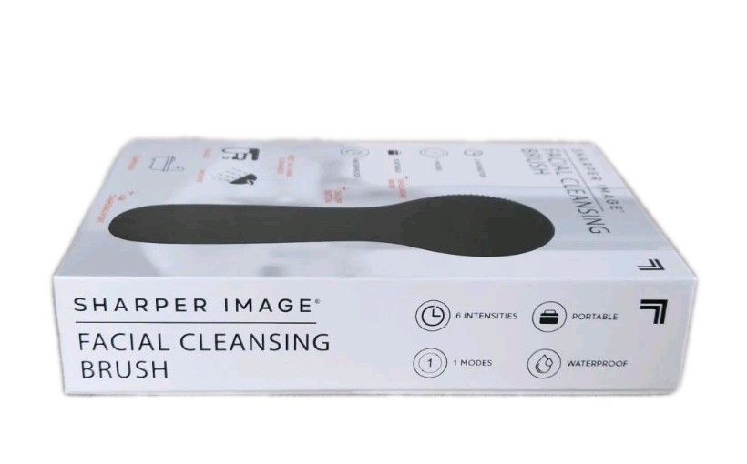 NIB! V-Sonic Silicone Facial Cleansing Brush USB 6 Intensities 13,000 Pulses