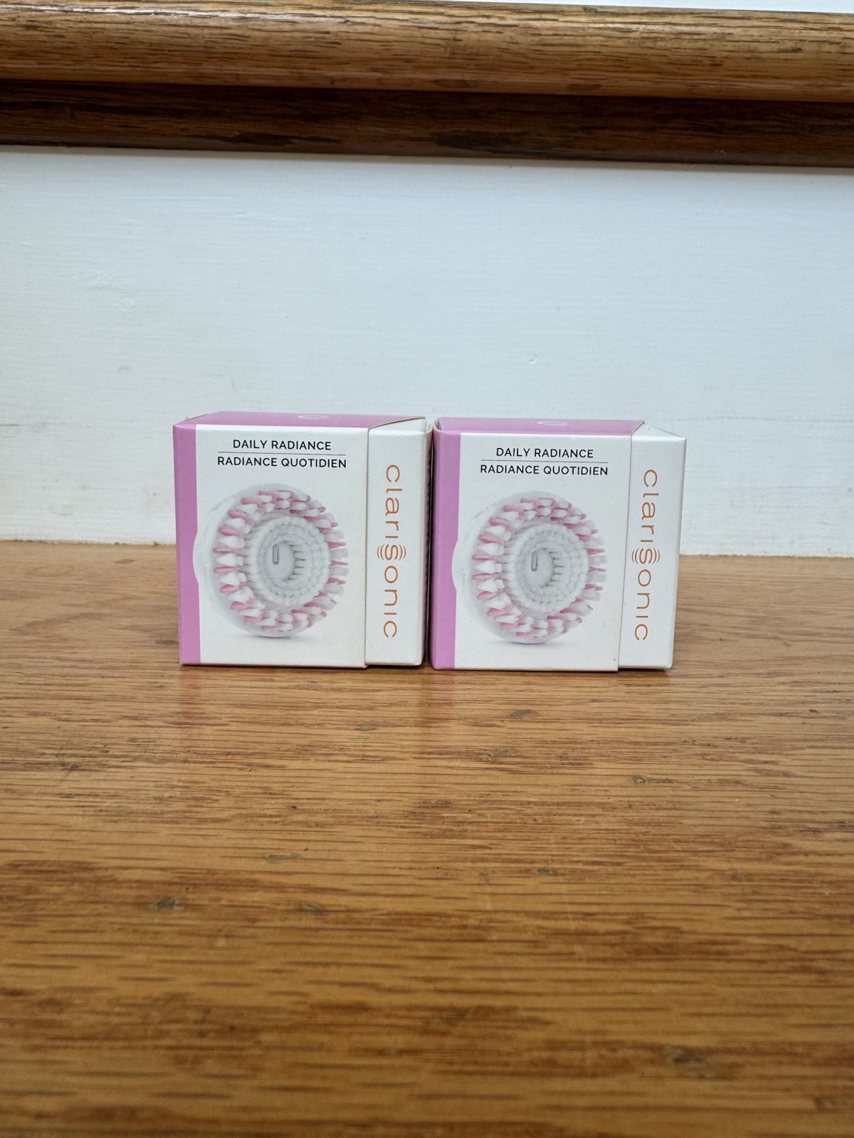 NEW in Box 2-pack Clarisonic Daily Radiance Cleansing Replacement Brush Heads
