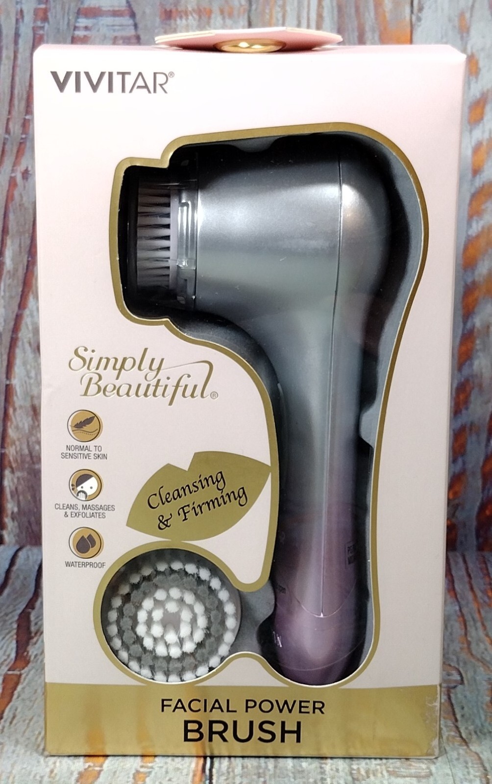 Vivitar Simply Beautiful Facial Power Brush – Cleansing & Firming BRAND NEW