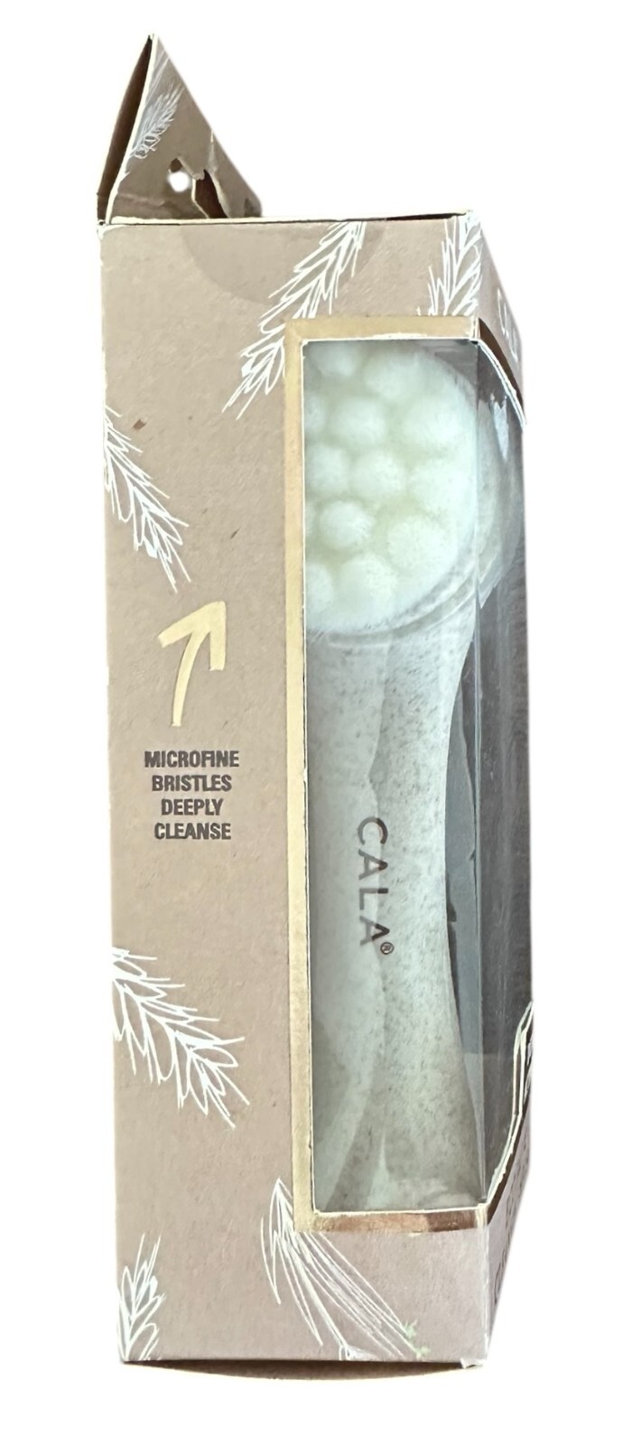 CALA Eco Facial DUAL-ACTION FACIAL CLEANSING BRUSH (EARTH)