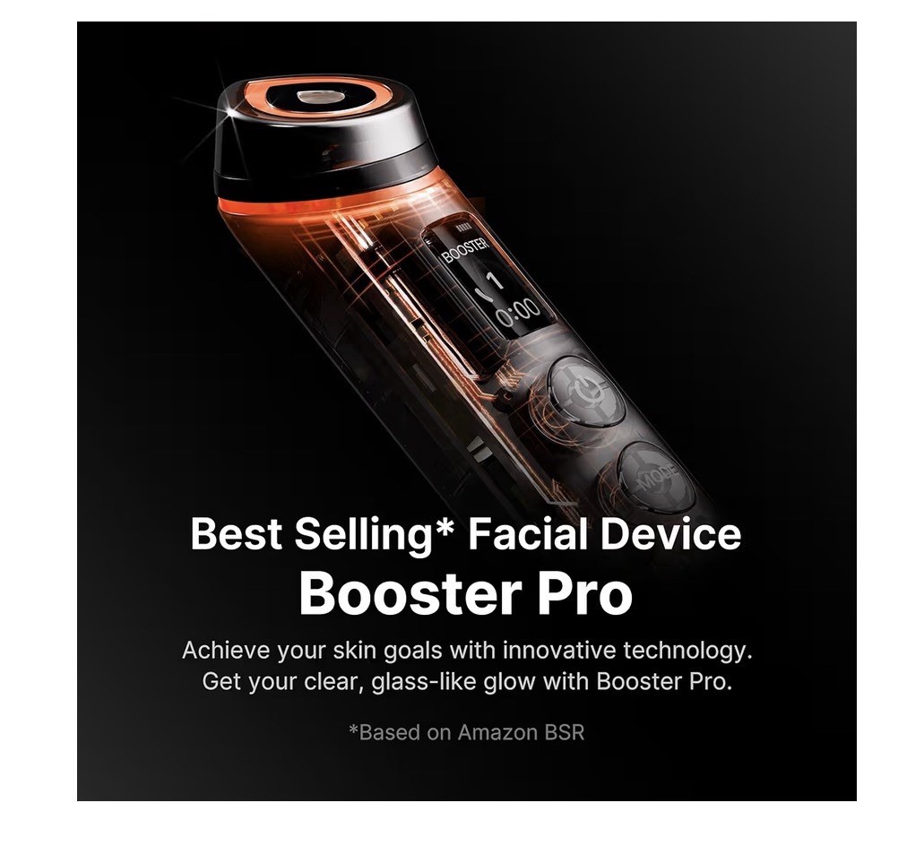 medicube AGE-R BOOSTER PRO Facial Toning & Cleansing Device Black Model MPN