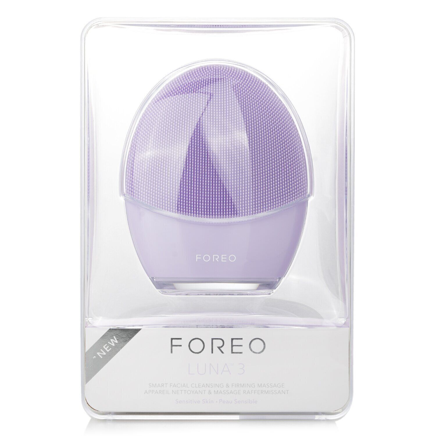 FOREO LUNA 3 for Sensitive Skin Smar Facial Massager Brush (F9151) – Purple