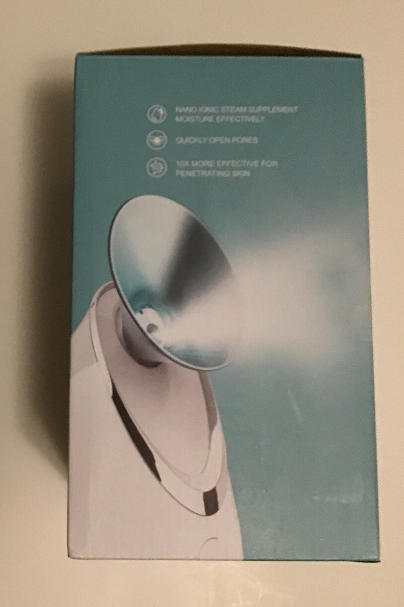 Nano Ionic Face Steamer for Home Facial Spa Moisture Humidifier Open Box