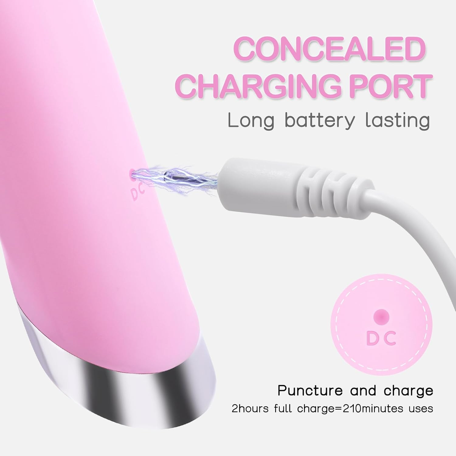 Facial Cleansing Brush, Rechargeable Silicone Face Scrubber with Heat Massage En