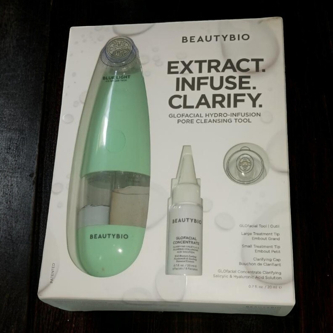 BeautyBio Glofacial Hydro Infusion Pore Cleansing Tool new opened box