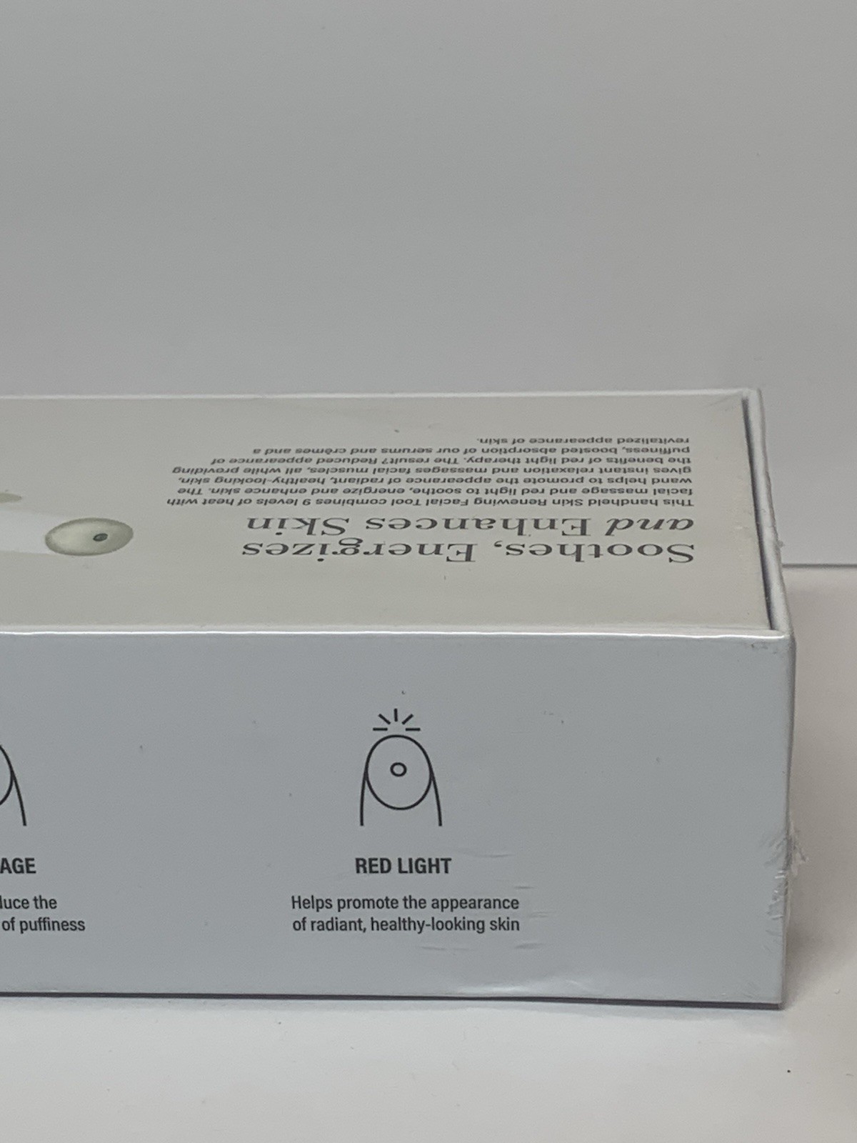 Meaningful Beauty Skin Renewing Facial Tool ~ Heat Massage, Red Light ~ Sealed