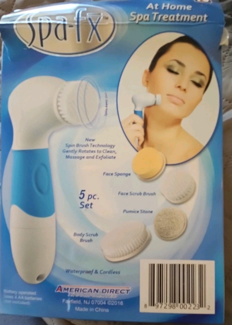 Spa-Fx Home Spa Treatment Deep Cleans Exfoliates Unclogs Pores Blackhead Scrub