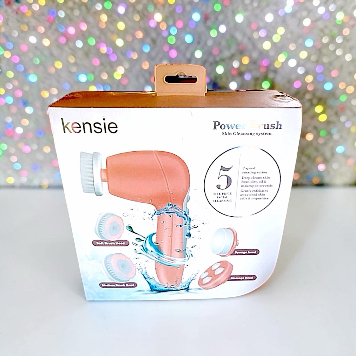 Kensie Beauty – Power Brush Set in CORAL RV $49.99 Brand New in Box