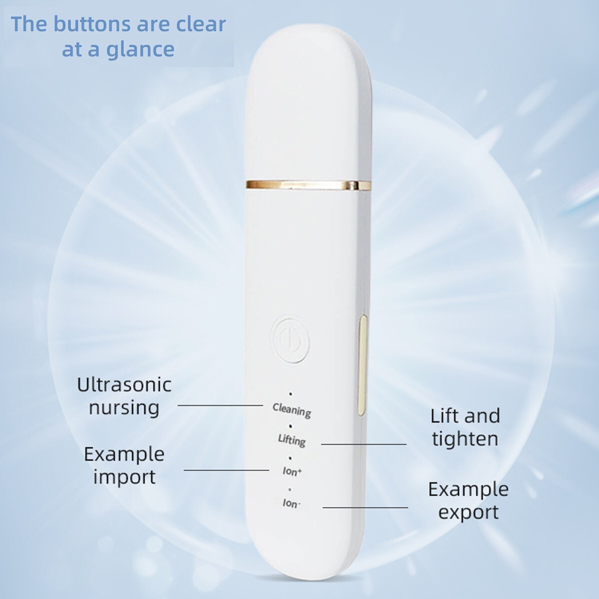 Pore Deep Cleansing Blackhead Scraper Skin Care Beauty Tool, Electric Spatula