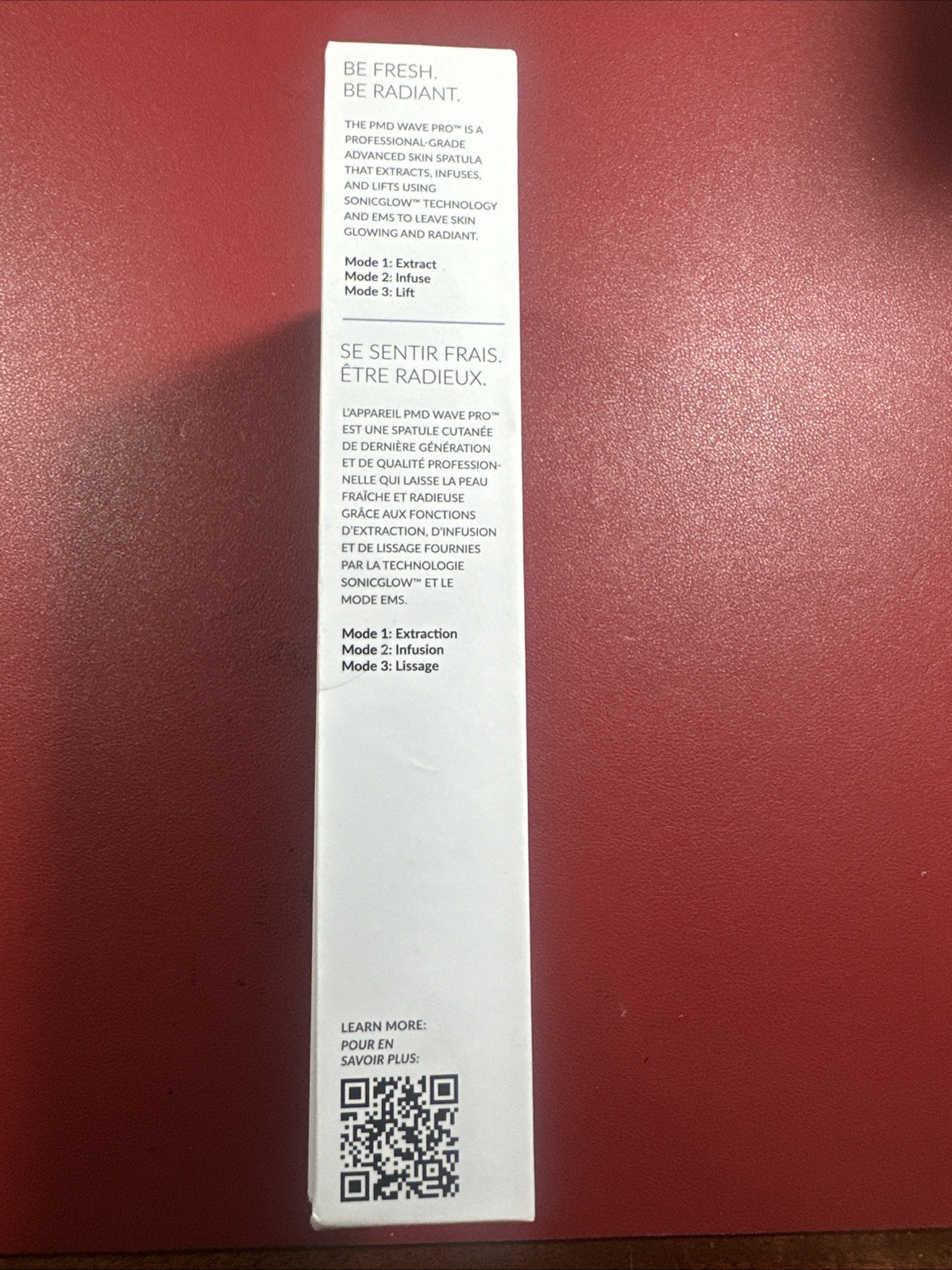 PMD Wave Pro Professional-Grade Advanced Skin Spatula in Grey new