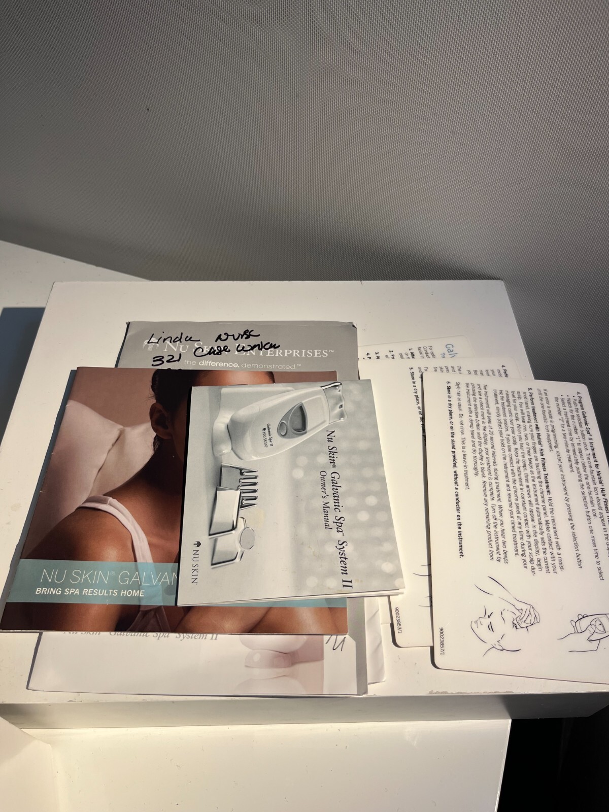 Nu Skin Galvanic Spa II System Facial Equipment Skincare White Open Box