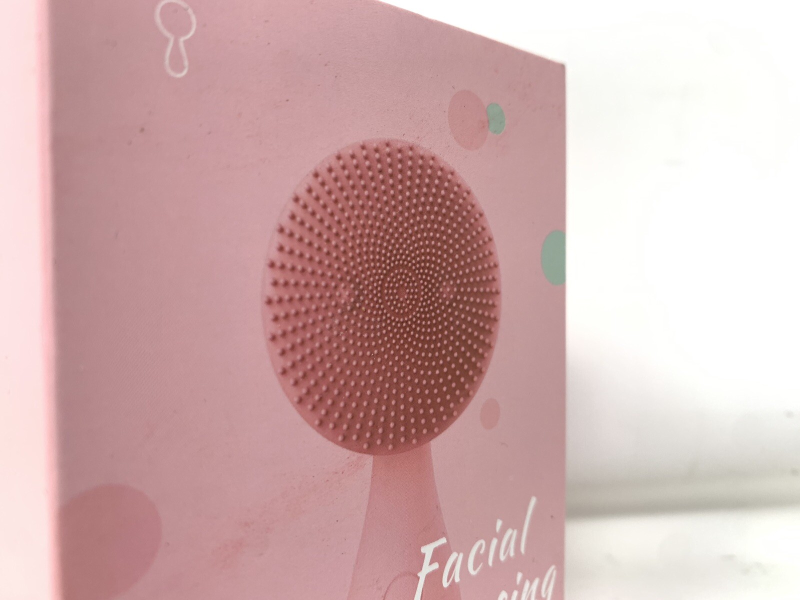 Ccigedy 2 in 1 Silicone Facial Cleansing Brush Rechargeable Waterproof Black