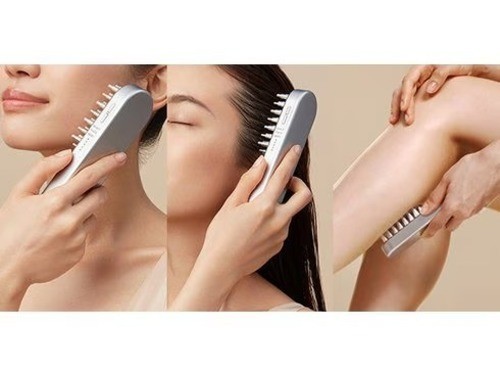 SALONIA Facial Massager EMS Lift Brush SAL22206SL with Warming Function NEW