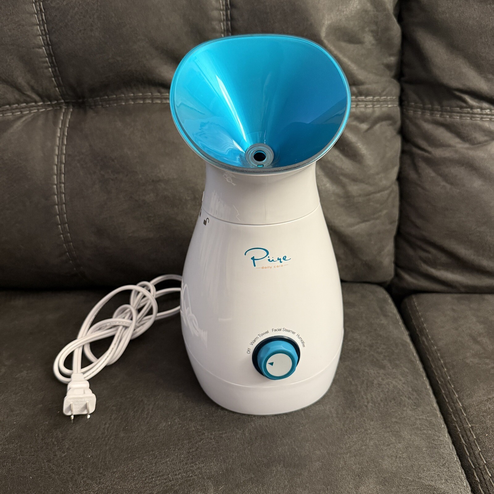 Pure Daily Care Nano Steamer Large 3-in-1 Nano Ionic Facial Steamer