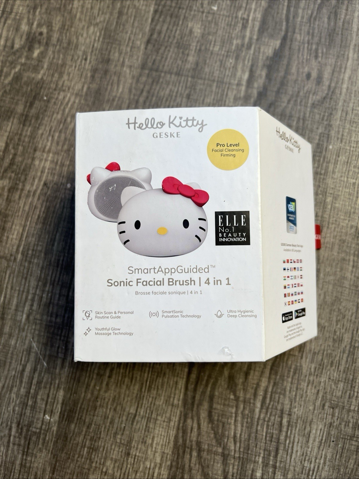 GESKE x Hello Kitty Sonic Facial Brush 4 in 1 | Electric Facial Cleansing Brush