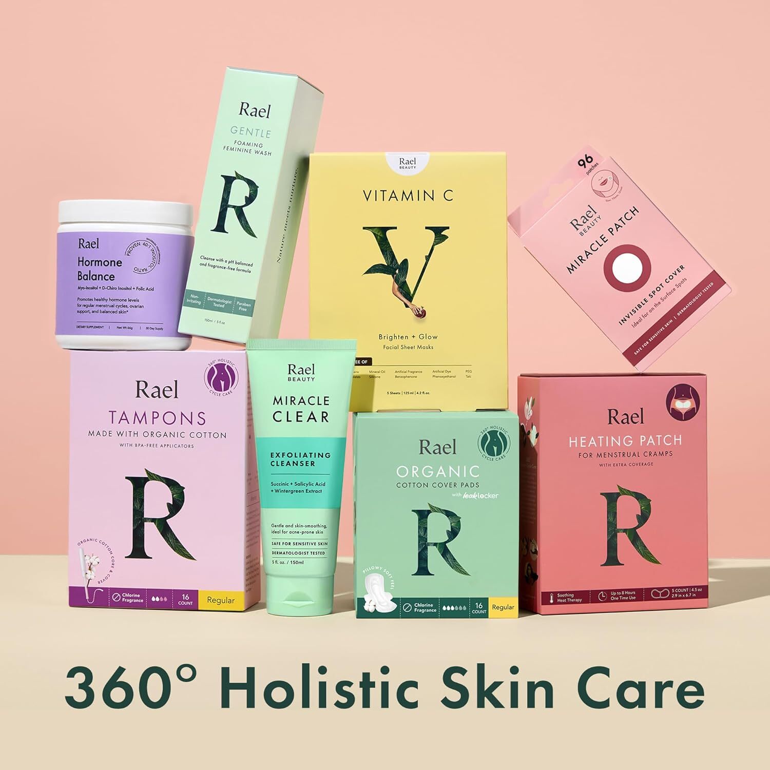 Rael Hydrocolloid Pimple Patches, Miracle Invisible Spot & Microcrystal Bundle