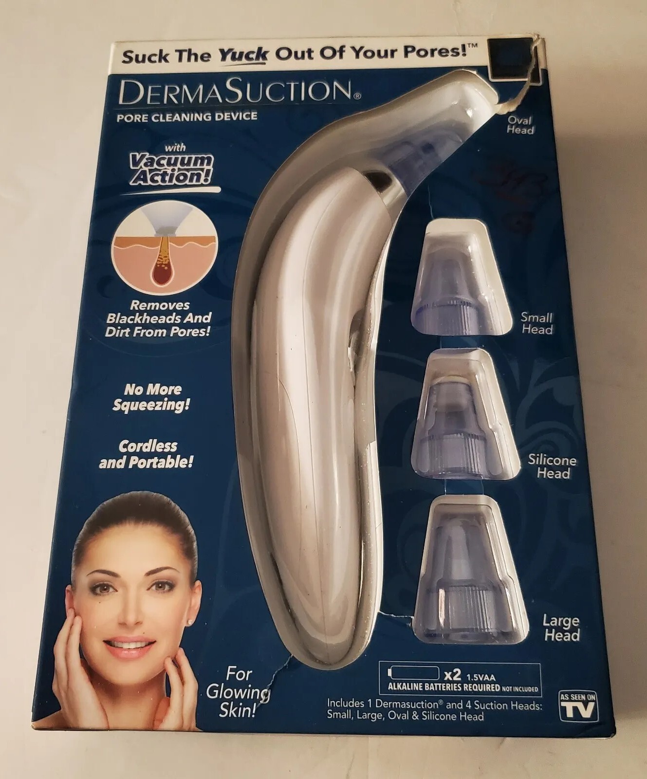 NEW – DermaSuction Pore Cleaning Device