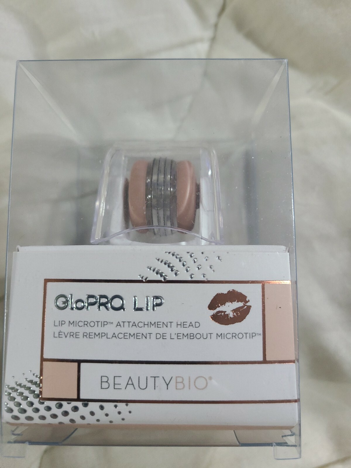 BeautyBio GloPRO Lip MicroTip Attachment Microneedling Exfoliation Roller New