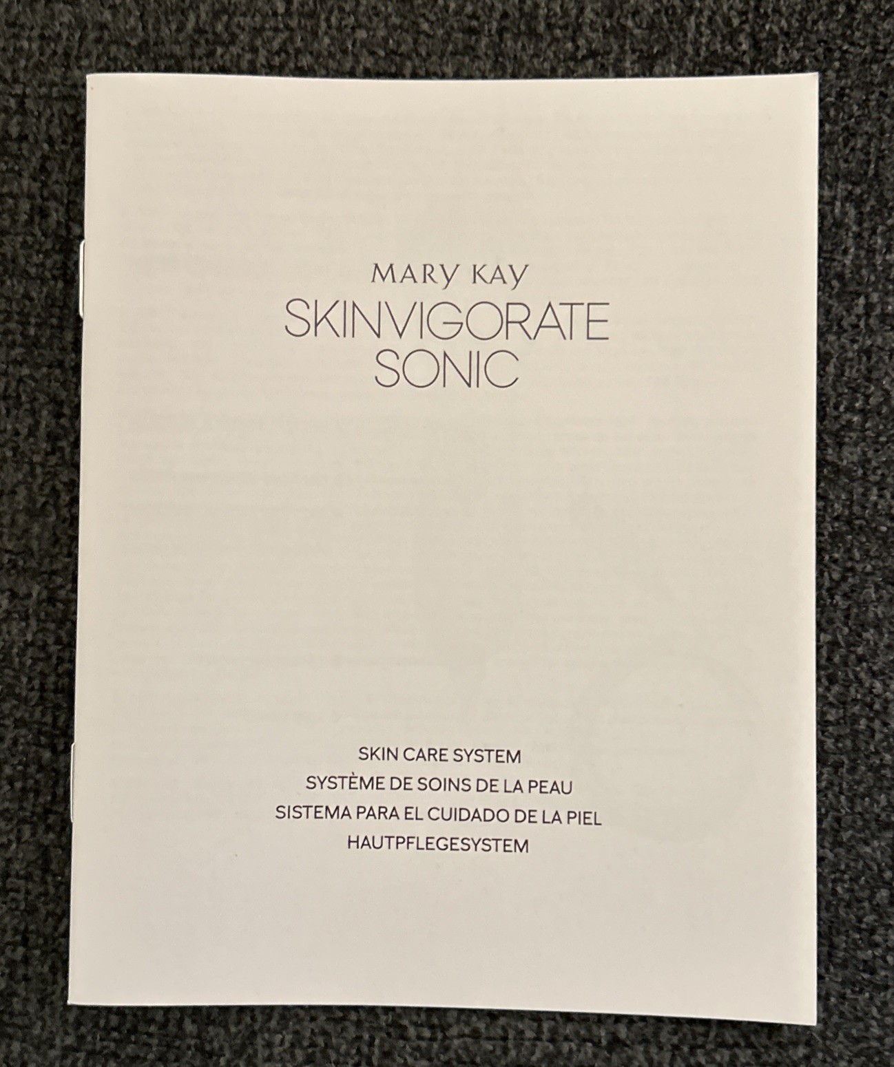 Mary Kay Skinvigorate Sonic Skin Care System Facial Cleansing Brush Damaged Box